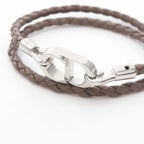 Dior CD Icon · Braided Leather Bracelet