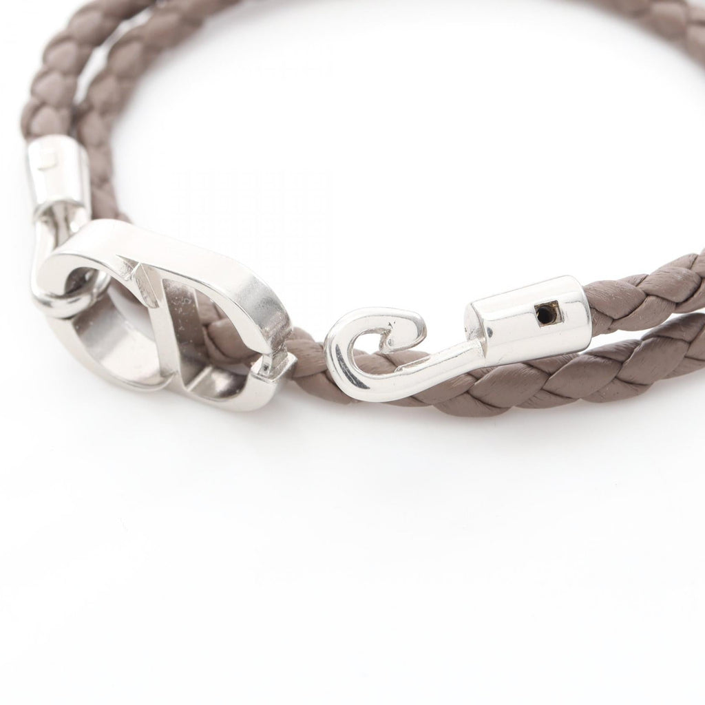 Dior CD Icon · Braided Leather Bracelet