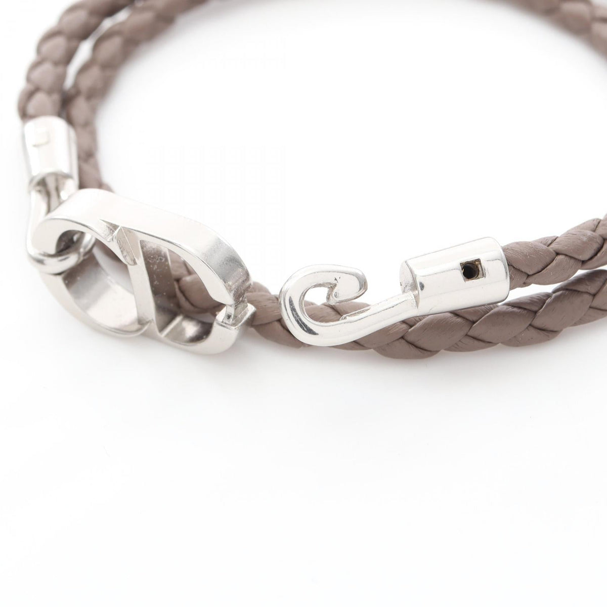Dior CD Icon · Braided Leather Bracelet