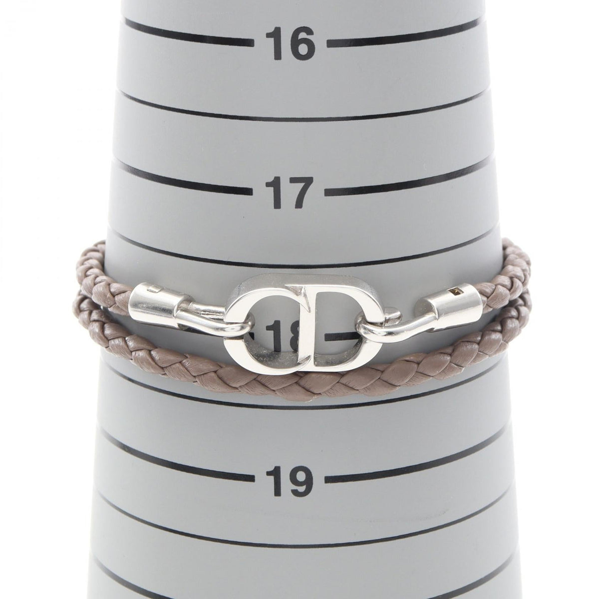 Dior CD Icon · Braided Leather Bracelet