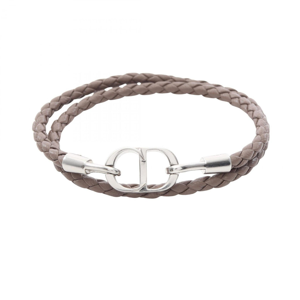 Dior CD Icon · Braided Leather Bracelet