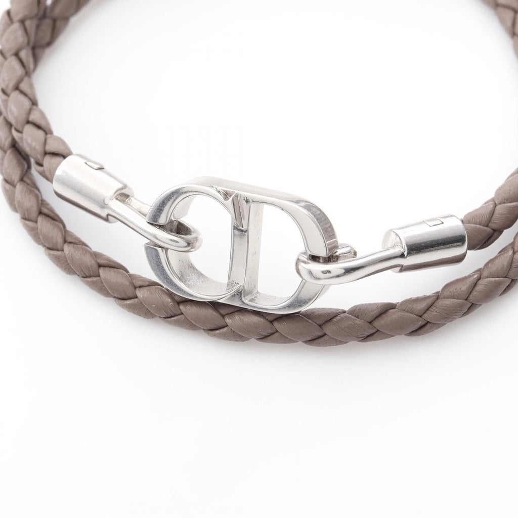 Dior CD Icon · Braided Leather Bracelet