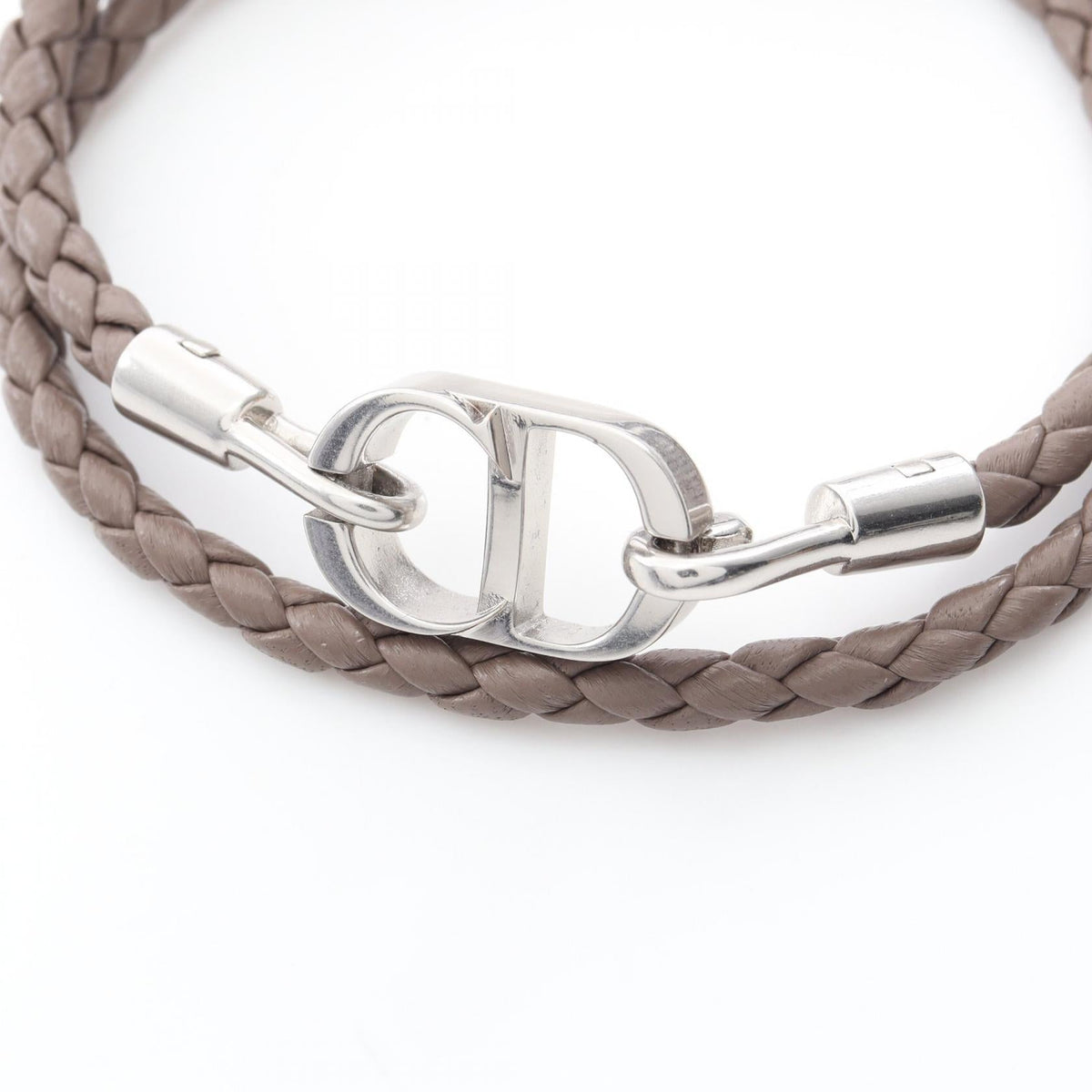 Dior CD Icon · Braided Leather Bracelet