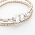 Dior CD Icon · Braided Leather Bracelet