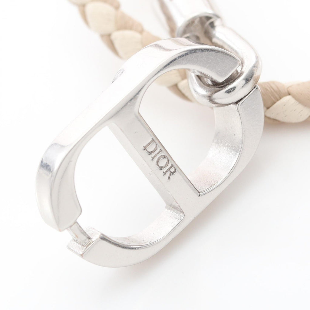 Dior CD Icon · Braided Leather Bracelet