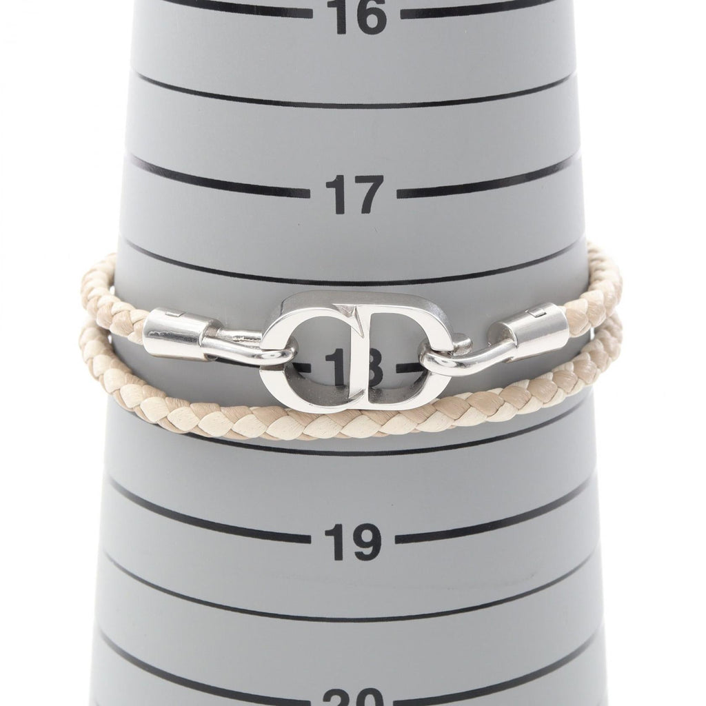 Dior CD Icon · Braided Leather Bracelet