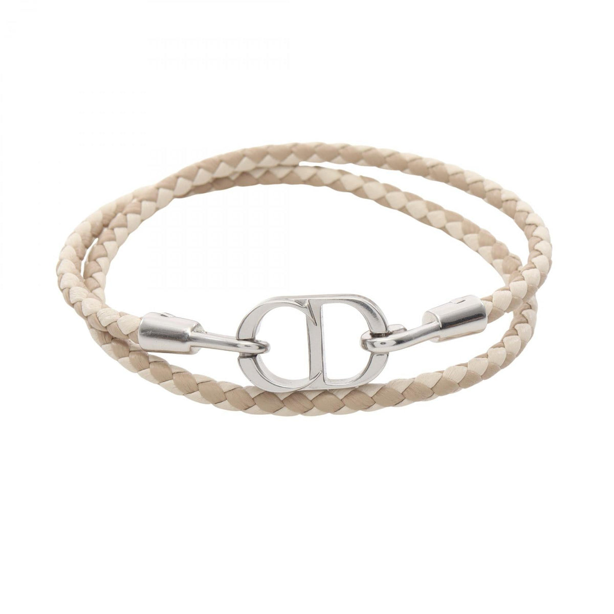Dior CD Icon · Braided Leather Bracelet