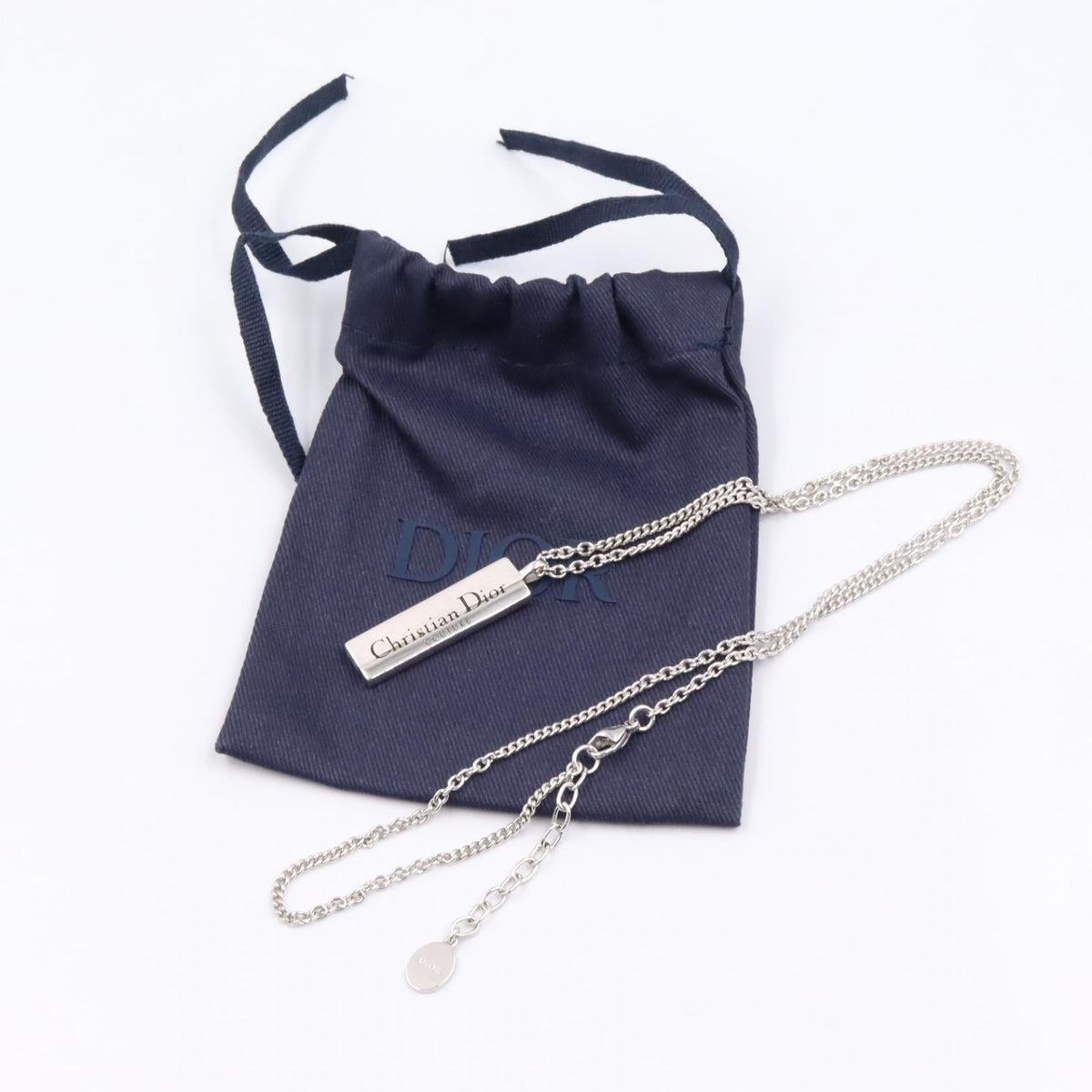 Dior Logo · Sterling Silver Necklace