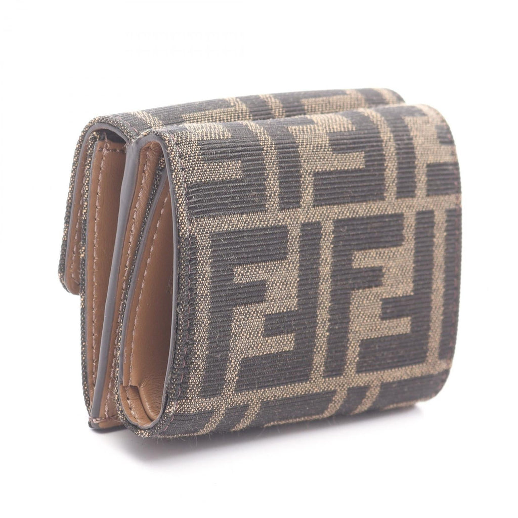 Fendi Baguette Zucca · Tri-Fold Wallet