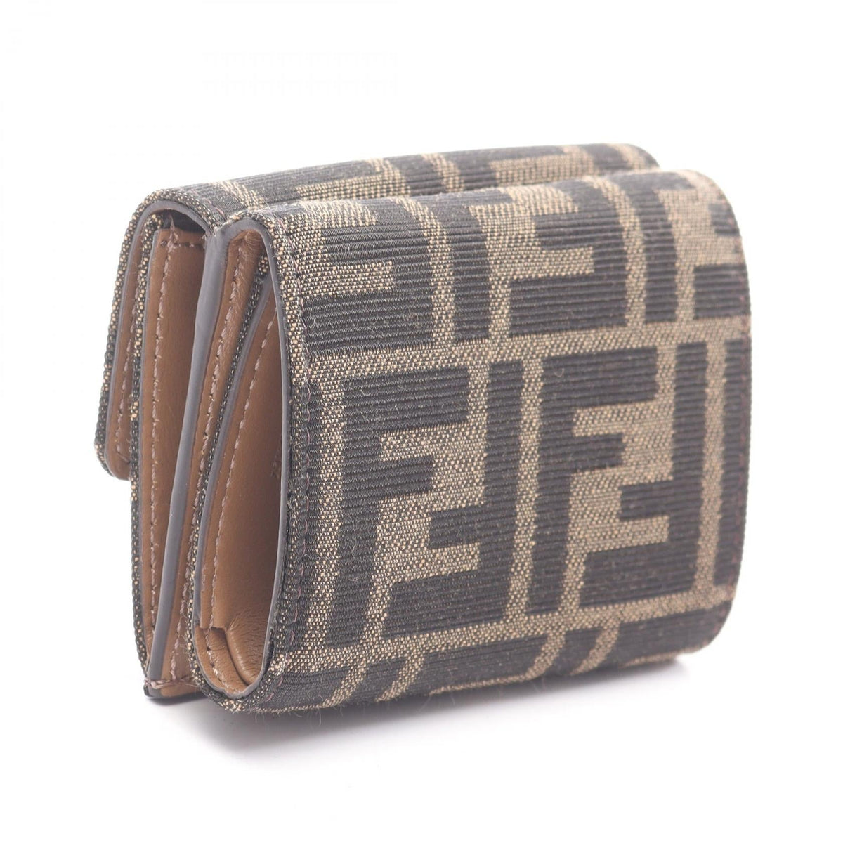 Fendi Baguette Zucca · Tri-Fold Wallet