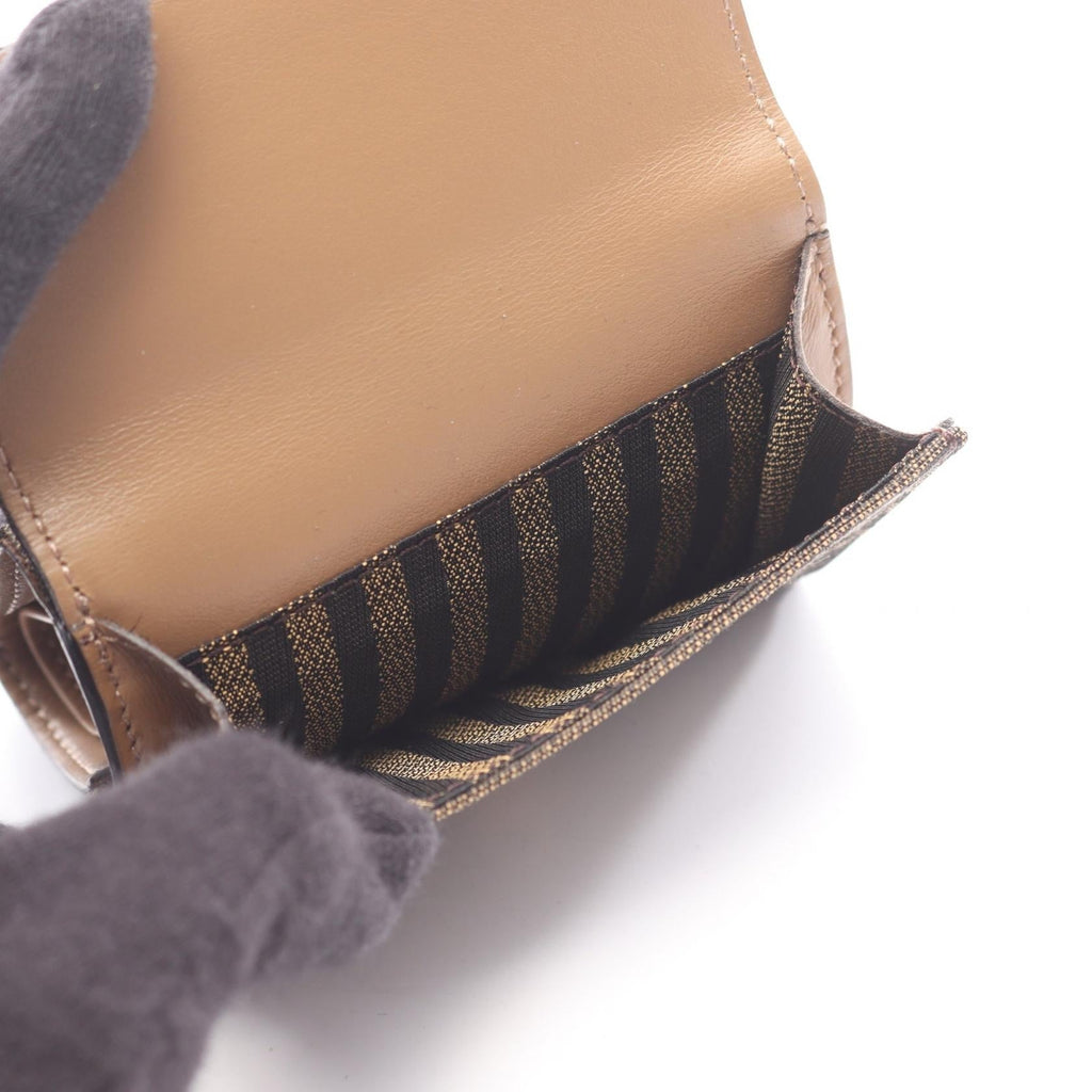 Fendi Baguette Zucca · Tri-Fold Wallet