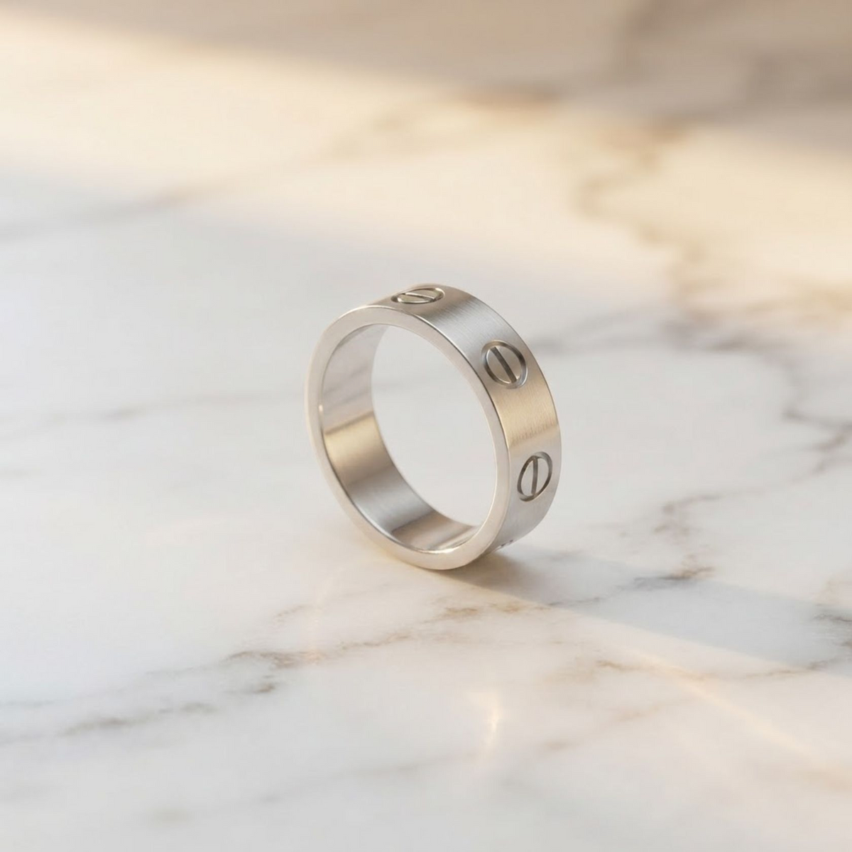 Cartier Love Ring · 18K White Gold