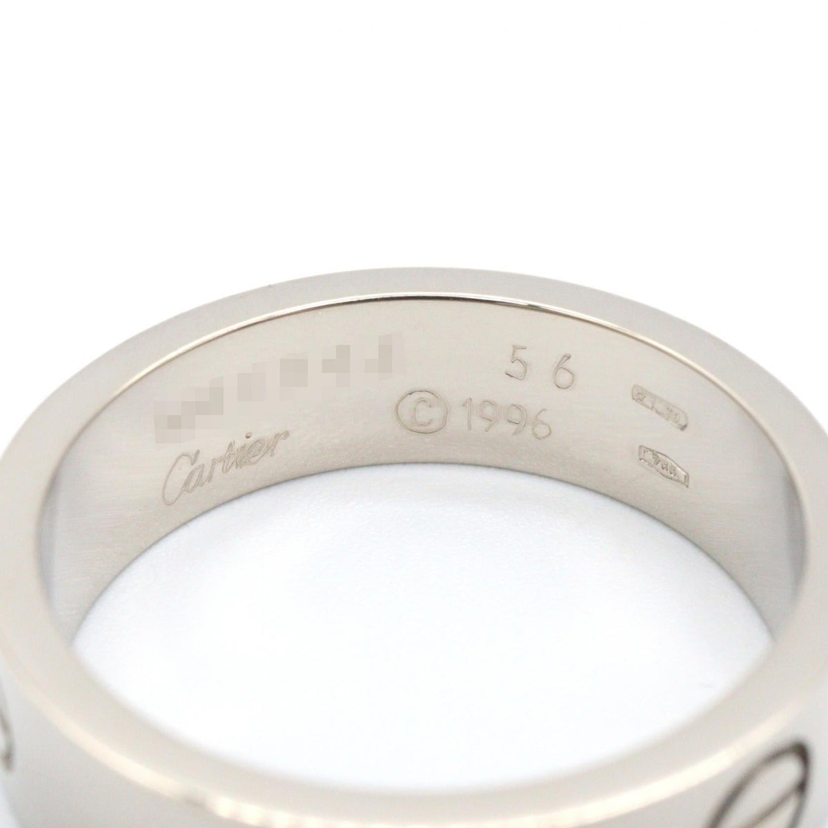 Cartier Love Ring · 18K White Gold