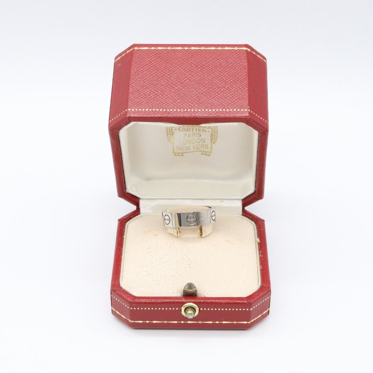 Cartier Love Ring · 18K White Gold
