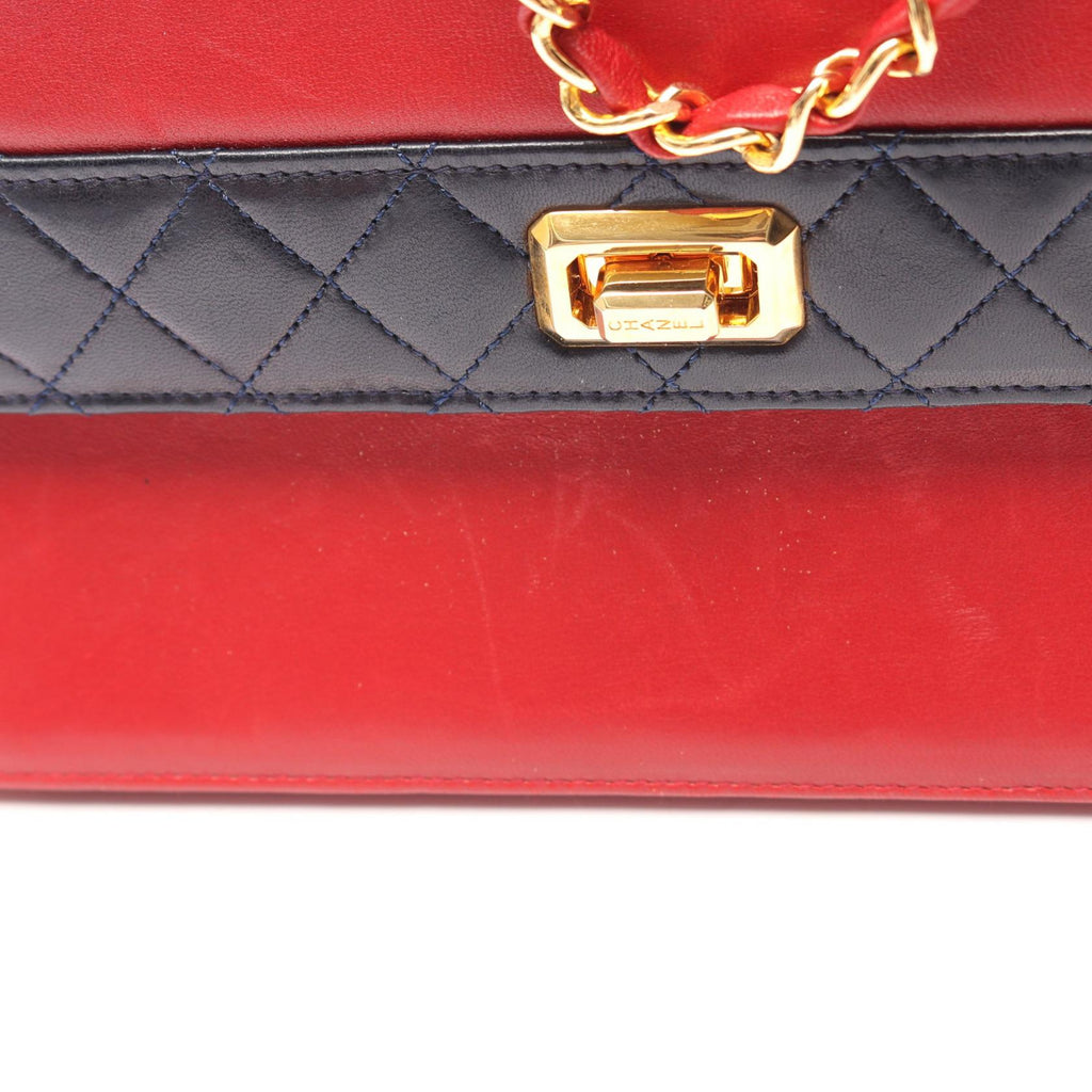 Chanel Matelassé · Bicolor · Lambskin