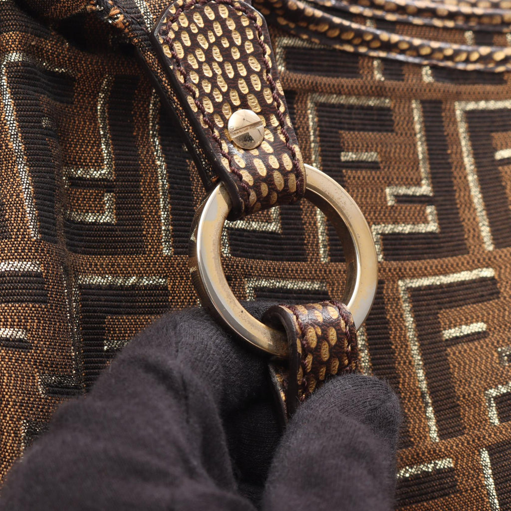 Fendi Zucca · Canvas Leather