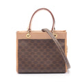 CELINE Macadam · Canvas Leather Crossbody