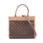 CELINE Macadam · Canvas Leather Crossbody