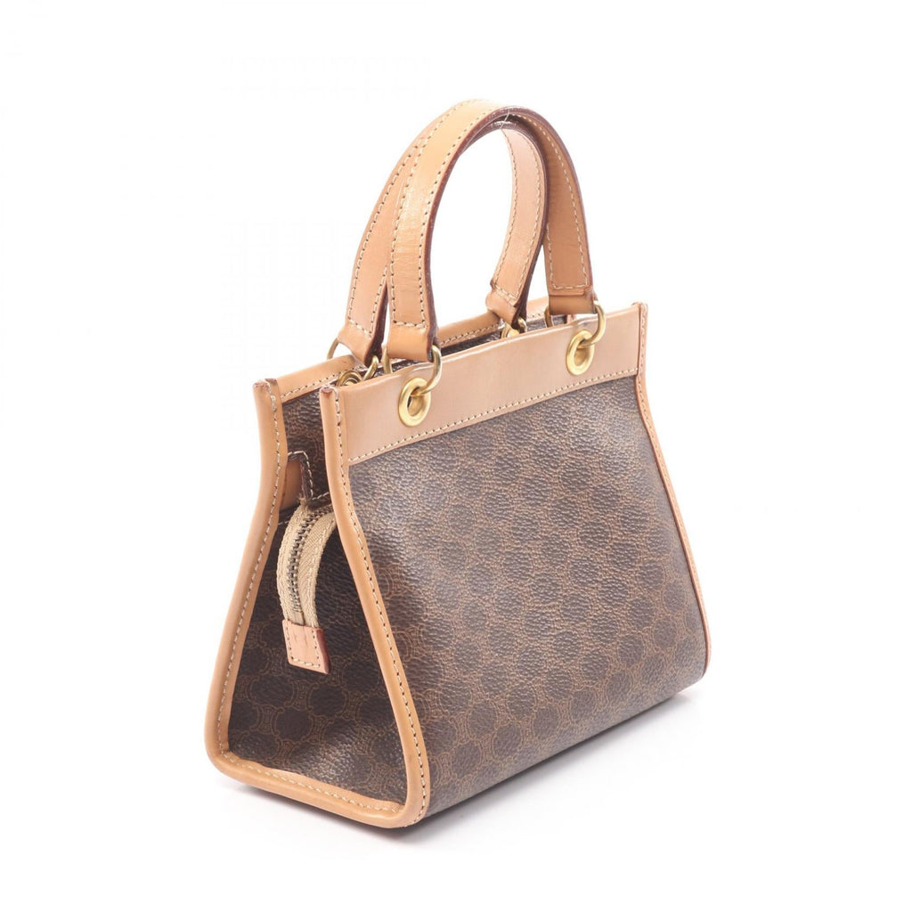 CELINE Macadam · Canvas Leather Crossbody