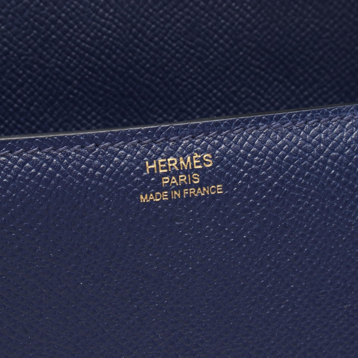 Hermès Cherche Midi · Epsom · Blue Saphir