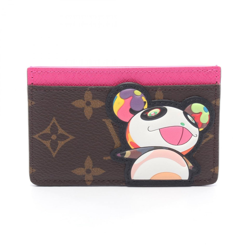 Louis Vuitton × TM Monogram Panda Card Case