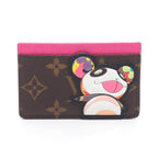 Louis Vuitton × TM Monogram Panda Card Case