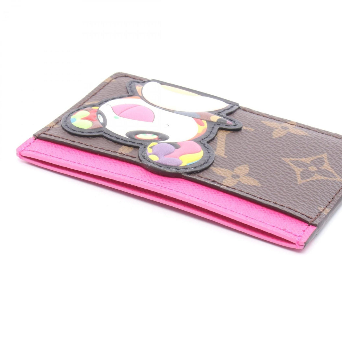 Louis Vuitton × TM Monogram Panda Card Case