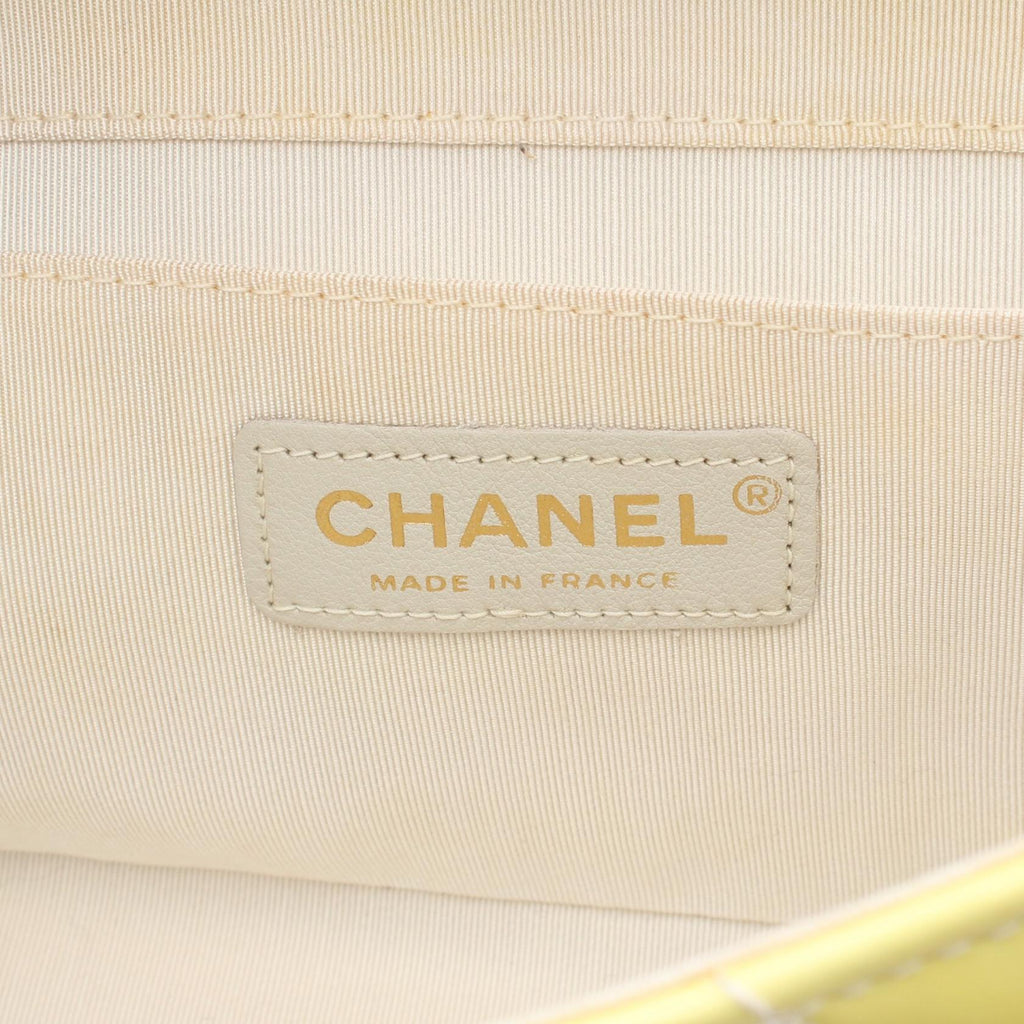 Chanel V Stitch · Patent Leather