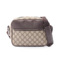 Gucci GG Supreme · Canvas Leather Shoulder