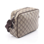Gucci GG Supreme · Canvas Leather Shoulder
