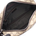 Gucci GG Supreme · Canvas Leather Shoulder