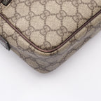 Gucci GG Supreme · Canvas Leather Shoulder