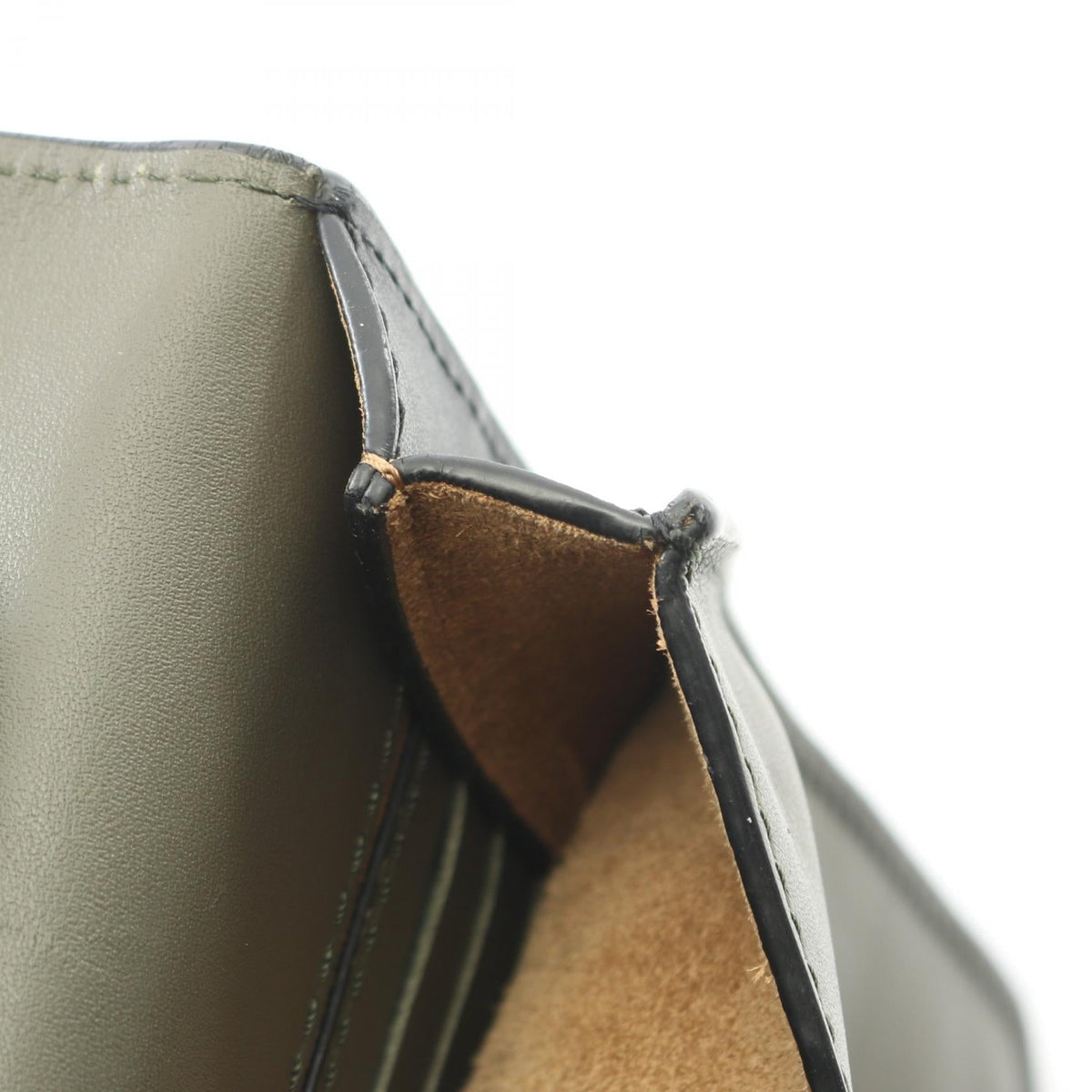 Loewe Gusset Flat · Leather Crossbody