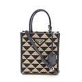 Prada Triangolo Jacquard · Saffiano Leather