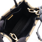 Prada Triangolo Jacquard · Saffiano Leather