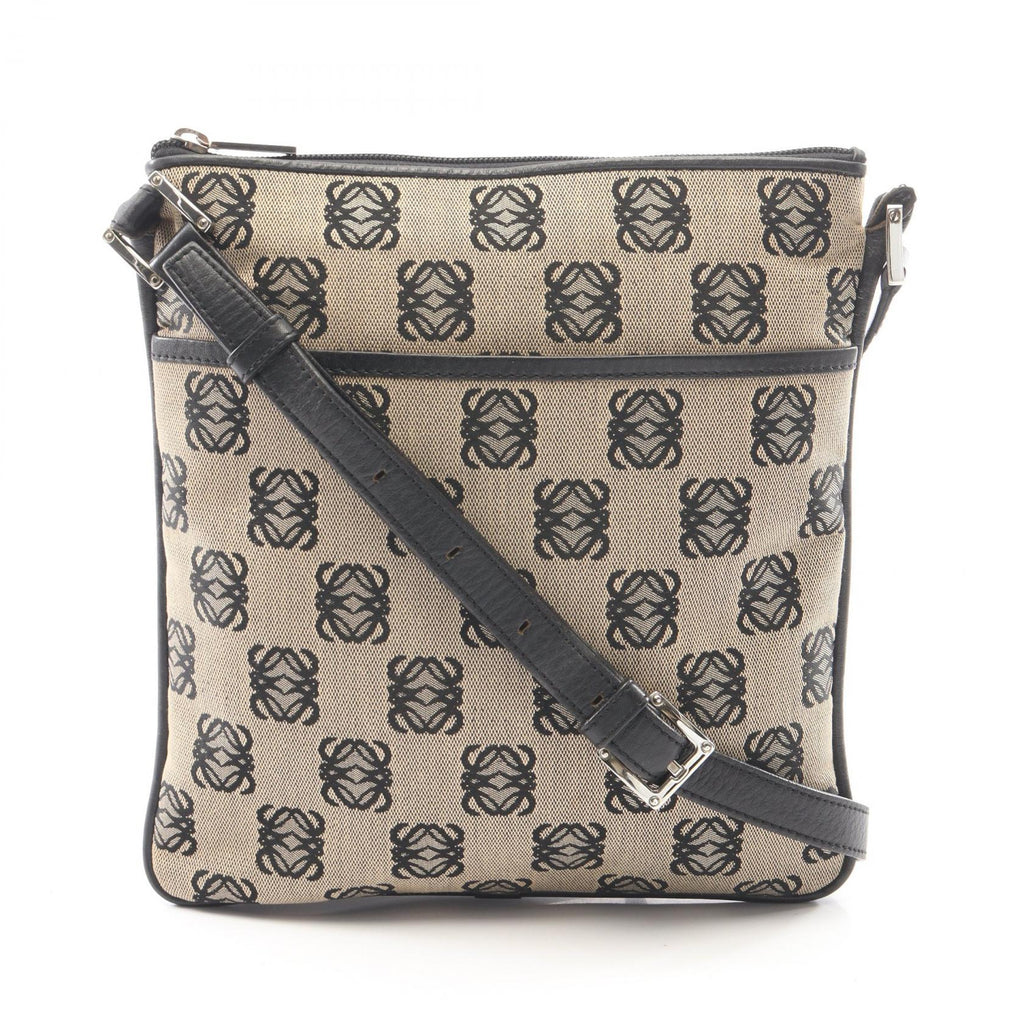 Loewe Anagram · Canvas Leather Crossbody