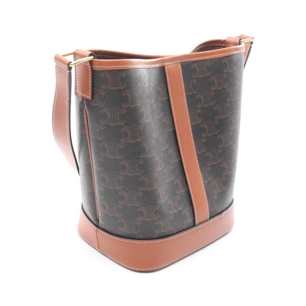 CELINE Small Bucket · Triomphe Canvas