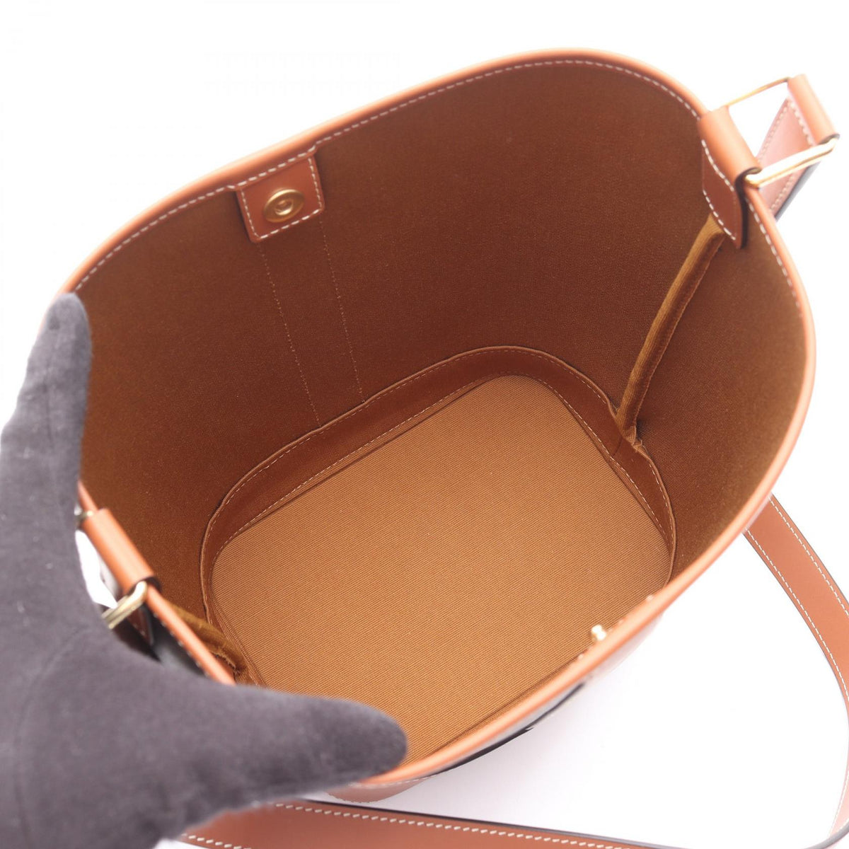 CELINE Small Bucket · Triomphe Canvas