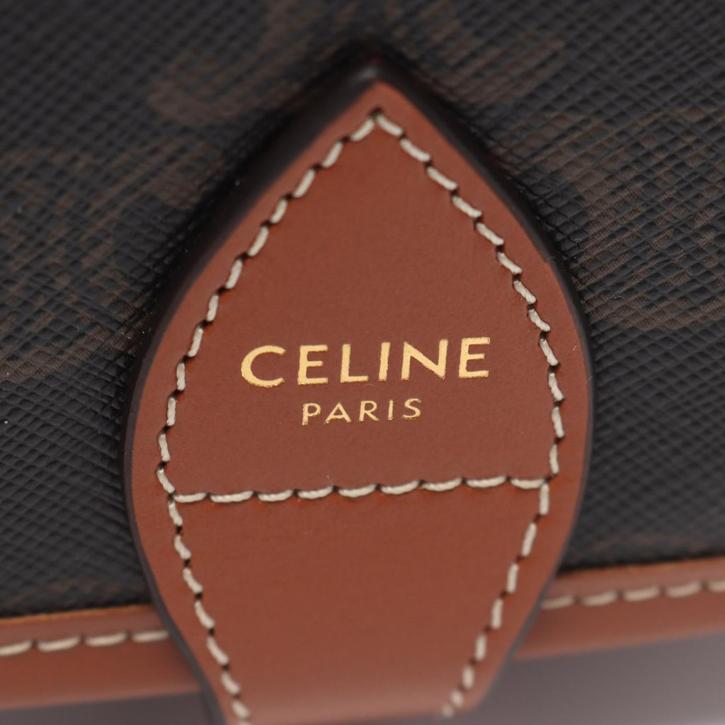 CELINE Folco Medium · Triomphe Canvas