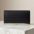 Saint Laurent Paris · Embossed Clutch