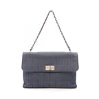 Chanel Chocolate Bar · Denim · Chain Handbag