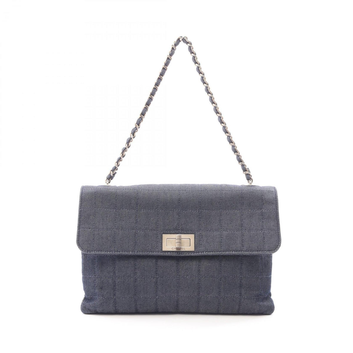 Chanel Chocolate Bar · Denim · Chain Handbag