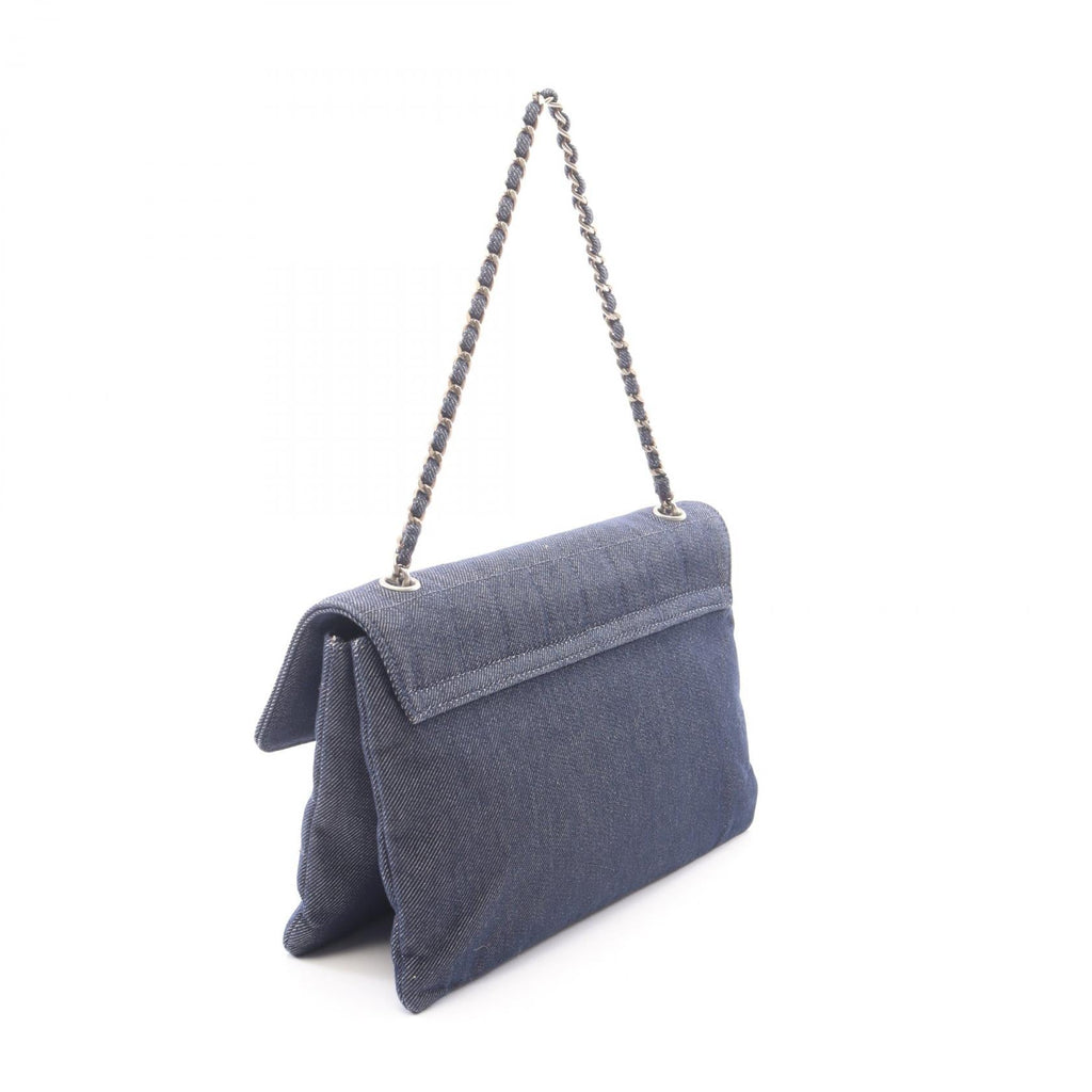 Chanel Chocolate Bar · Denim · Chain Handbag