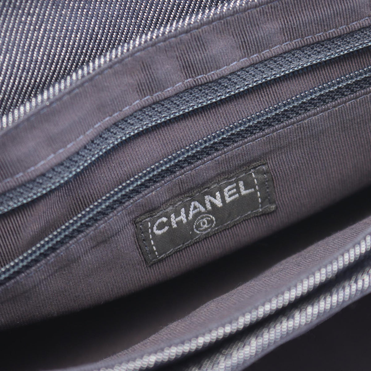 Chanel Chocolate Bar · Denim · Chain Handbag