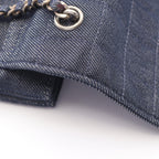 Chanel Chocolate Bar · Denim · Chain Handbag