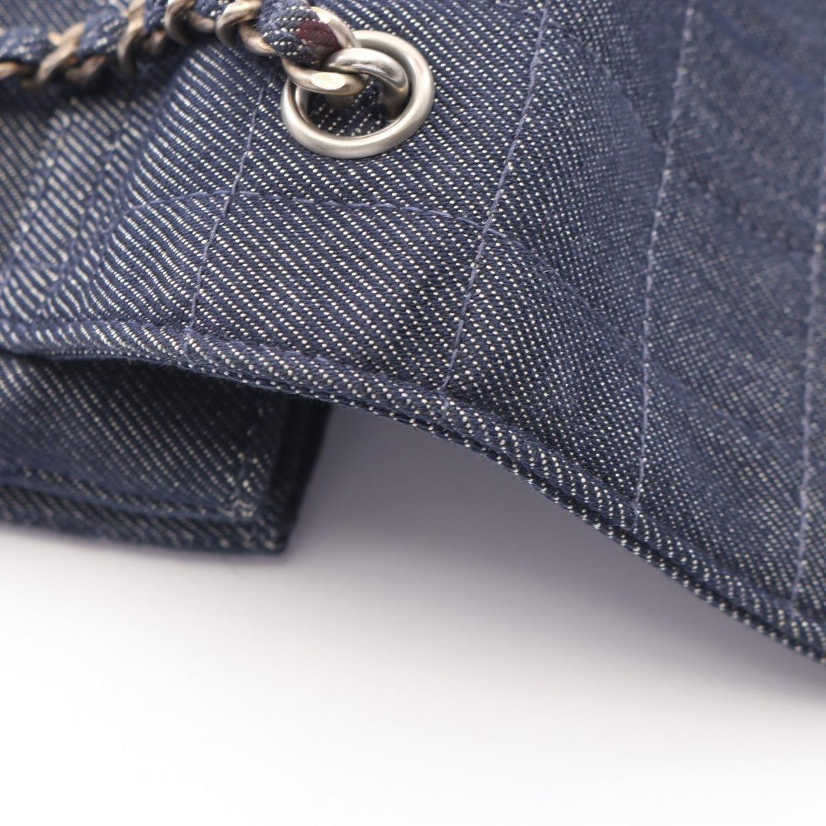 Chanel Chocolate Bar · Denim · Chain Handbag