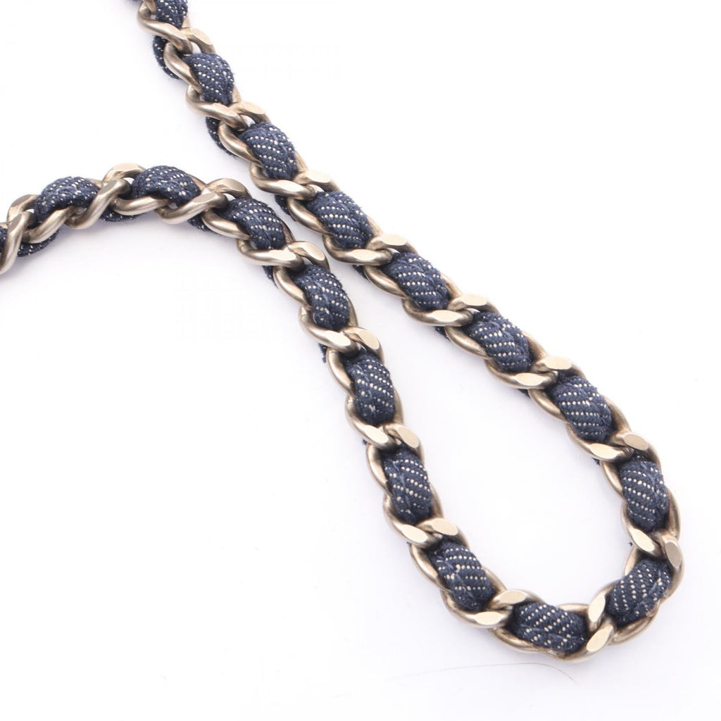 Chanel Chocolate Bar · Denim · Chain Handbag
