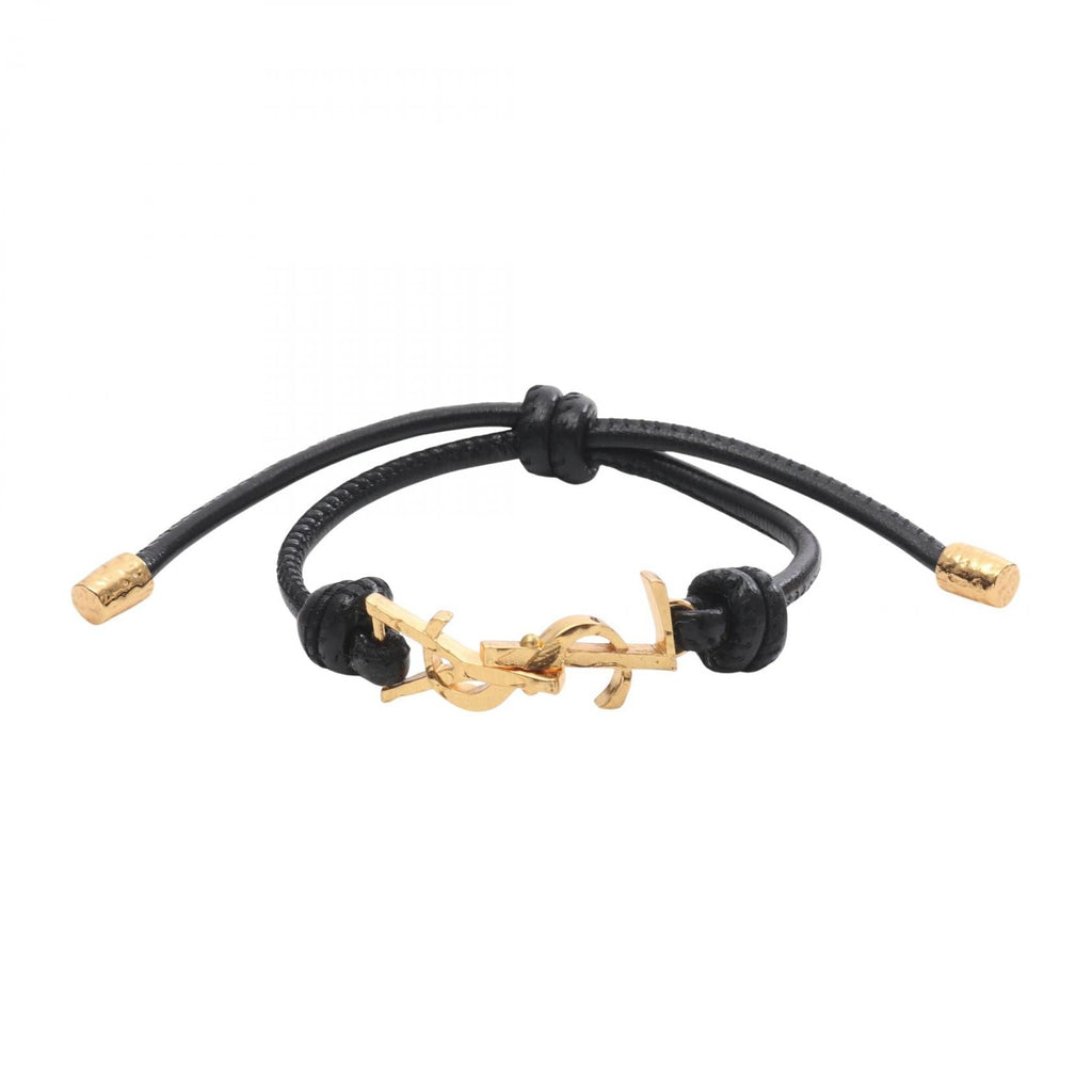 Saint Laurent Cassandra · Leather Bracelet