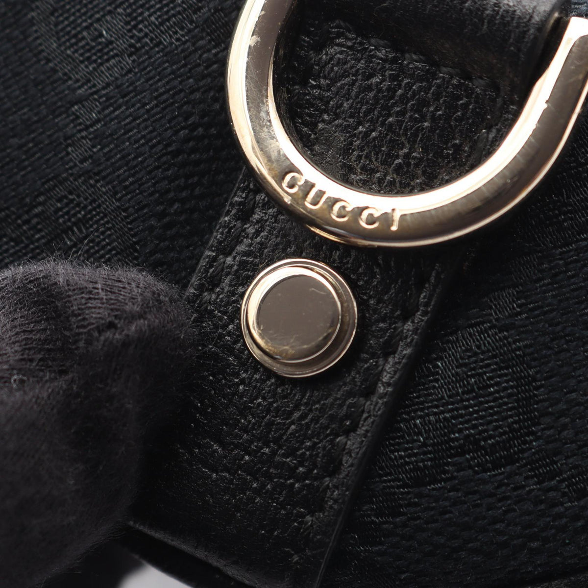 GUCCI Abbey · GG Canvas Shoulder Bag