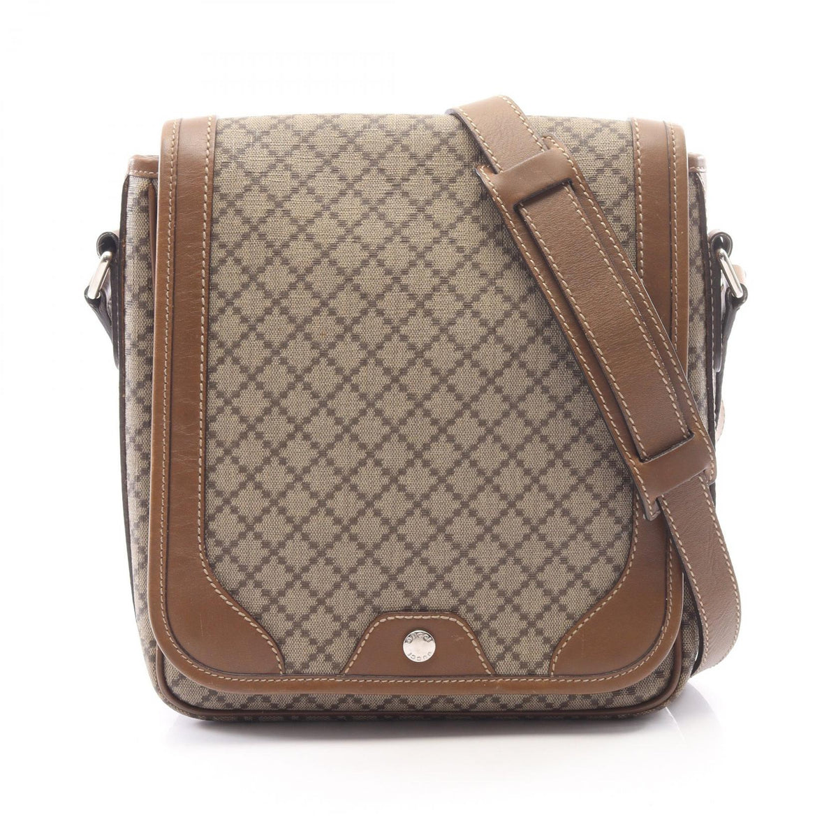 Gucci Diamante · Canvas Leather Crossbody
